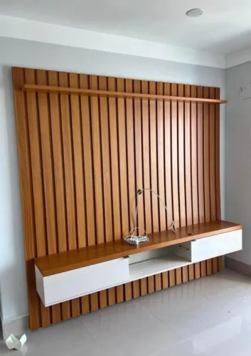 Painel Módulo Ripado 2,28m para TV até 75" (Novo) Entrega e Montagem Grátis!