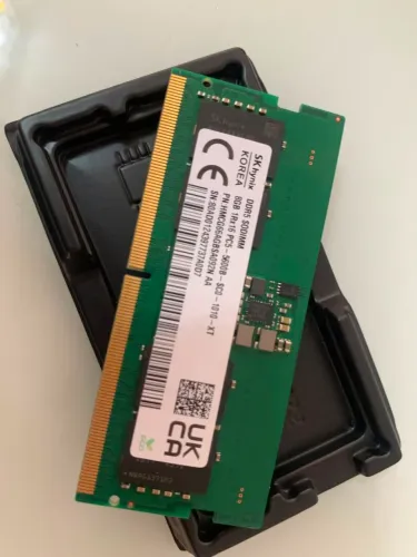 Memória RAM 8gb DDR5 SK Hynix p/notebook