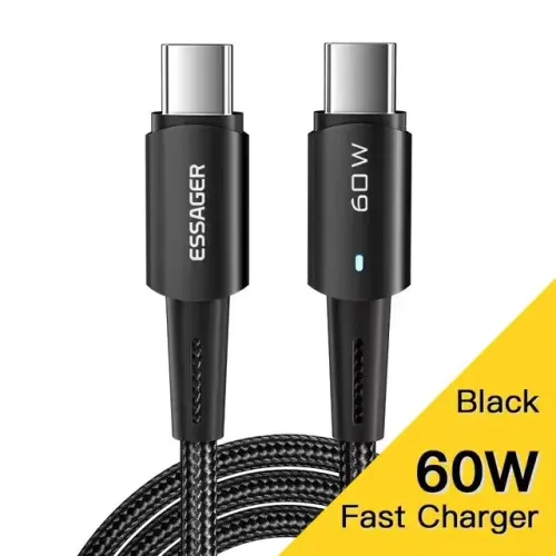 Cabo Carregador Tipo C x Tipo C 100W Essager