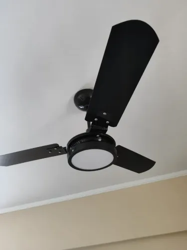 Kit ventilador de teto valen com Led e controle
