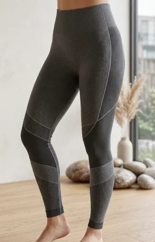 Legging LUPO original Esportiva Premium Seamless (Sem Costura) - Cinza - Tam P