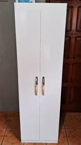 Armário Mdf Branco 2 portas