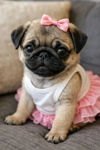 Pug bebês com pedigree grátis hh