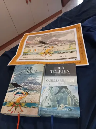 Silmarillion + contos inacabados + poster dos contos inacabados