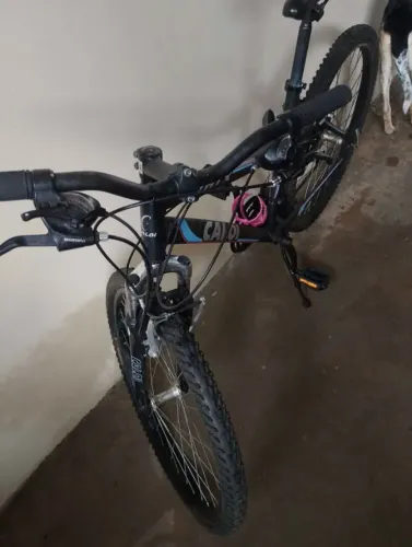 bicicleta aro 26 caloi com marchas toda revisada