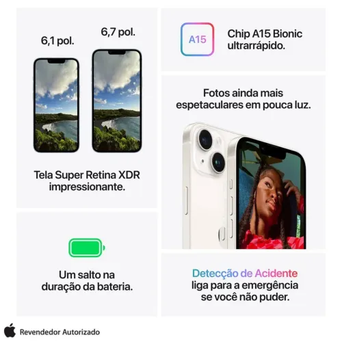 iPhone 14 Plus - 256 GB - Azul meia-noite