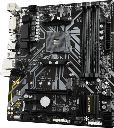 PLACA MÃE B450m DS3H V2 - Imagem ilustrativa