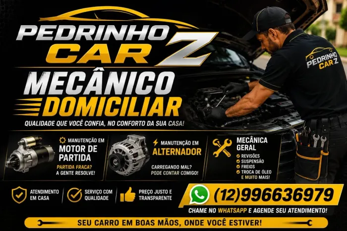 Mecânico Domiciliar, o melhor da região!!