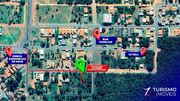 lote escriturado e registrado à venda, Solar água Quente, Rio Quente, GO