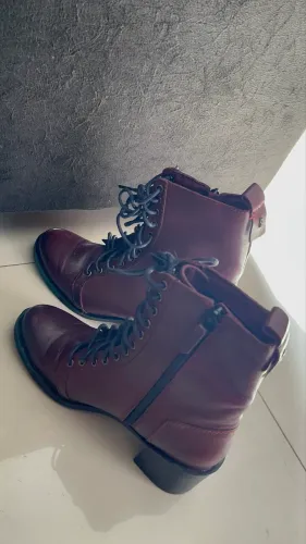 Bota Coturno Santa Lolla Vinho/Bordô (TAM. 35)