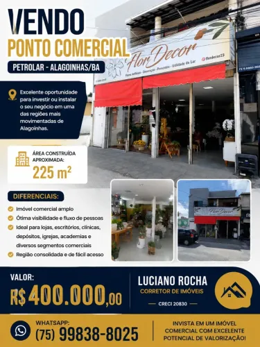 VENDO PONTO COMERCIAL NO PETROLAR