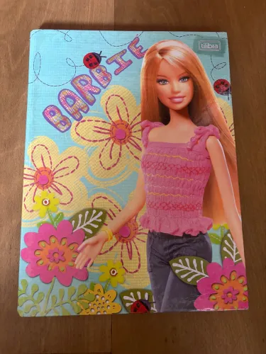 Caderno brochurão Barbie capa dura, 96 folhas