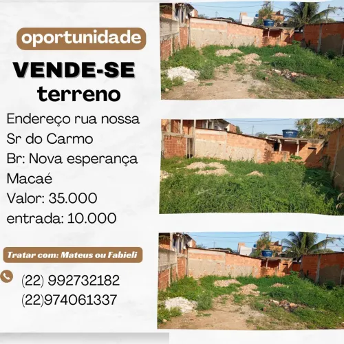 Vendo terreno