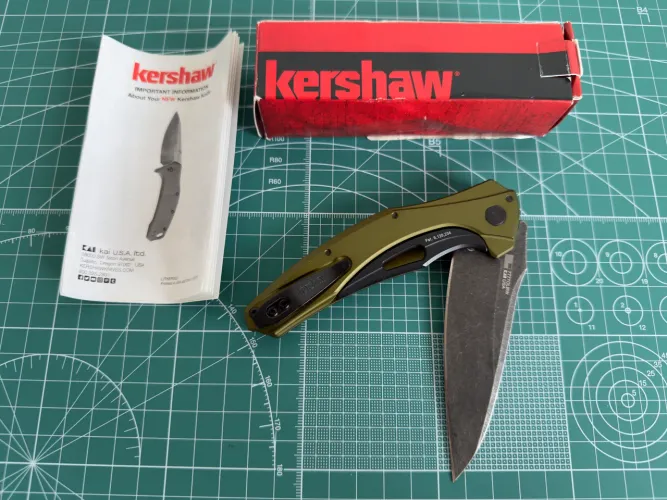 Canivete Kershaw Barenuckle 777OLBW - Excelente estado, usado apenas 3 vezes