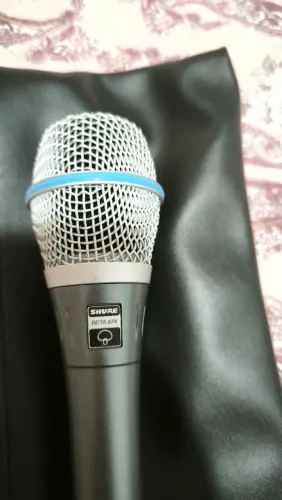 Microfone condensador de mão 