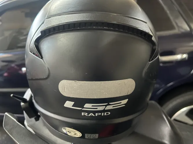 Capacete ls2 preto fosco