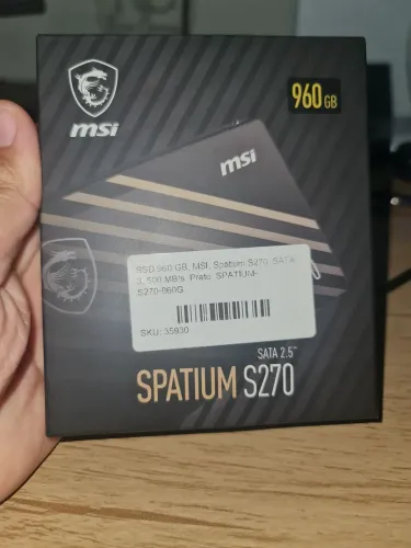 Ssd 1 terá msi 3.0