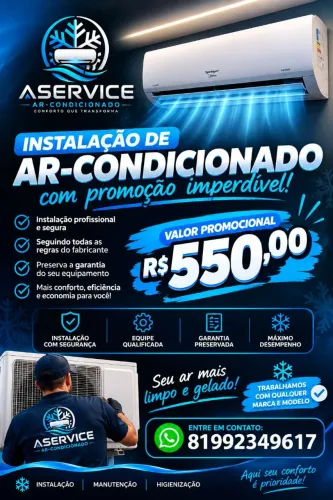Projeto de instalação para seu ar condicionado 
