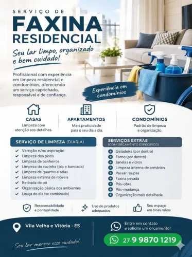 Limpeza Residencial Profissional
