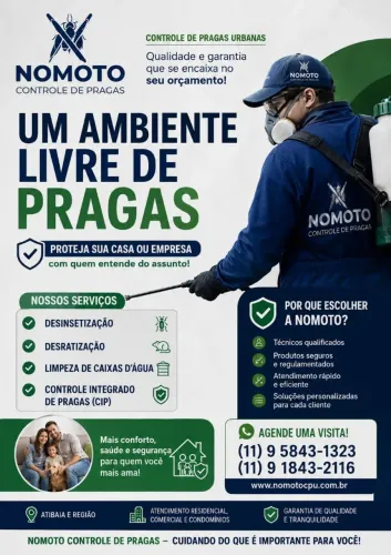 Dedetização em Atibaia e Região | Controle de Pragas Residencial e Comercial
