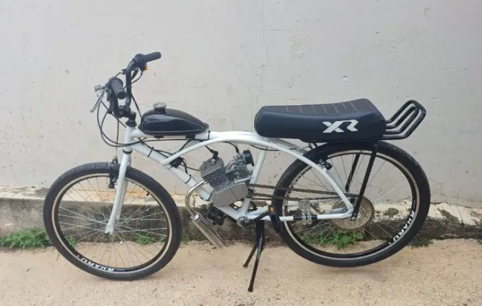 Bicicleta Motorizada Aro 26 Motor 80cc - Bike NOVA - motor NOVO - Sem uso