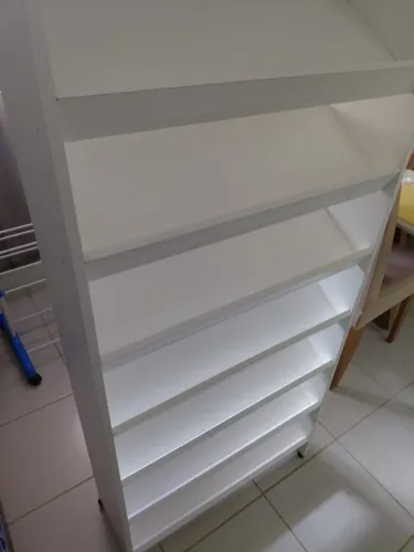 Sapateira em MDF Cor Branca