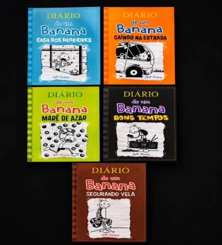 Coleção diario de um banana 6 ao 10 + Donald jovem capa dura