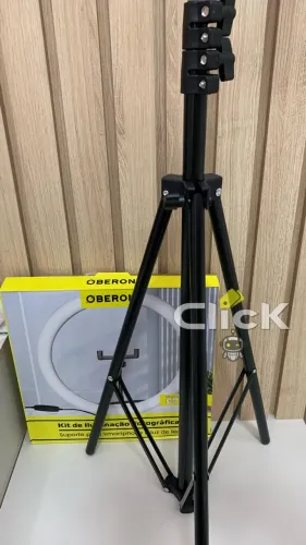 Iluminador Ring Light 12'' com Tripé OR-PL300 - Oberon