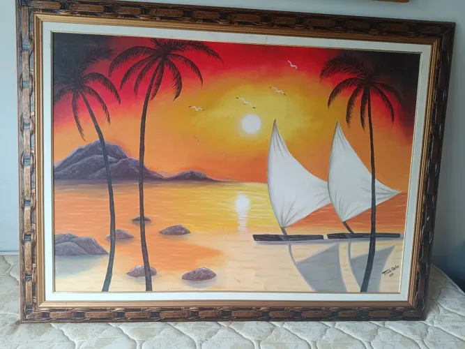Quadro casa praia