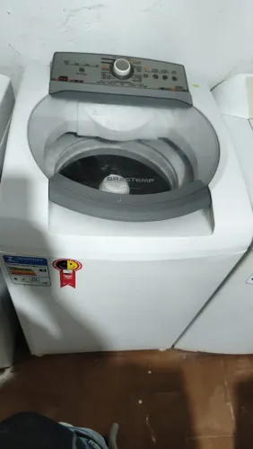 Vendo máquina de lavar Brastemp 11kg voltagem 110 bacia de inox entrego e dou garantia