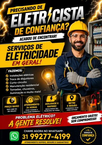 ELETRICISTA 24H EM BETIM