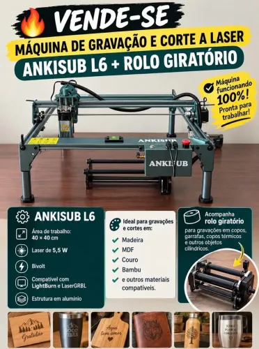 Máquina Gravação a Laser