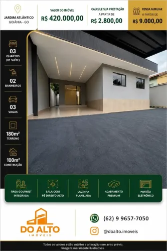 Casa à Venda em Goiânia/GO Conforto, Espaço e Sofisticação para sua Família!