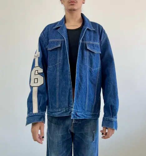 Jaqueta jeans oversized vintage
