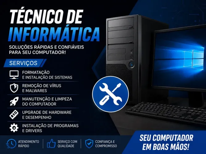 Técnico em informática ( atendimento residencial e empresarial )