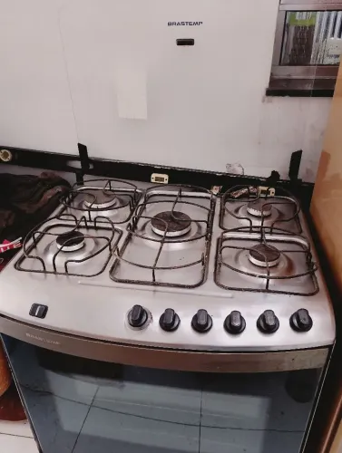 Fogão 5 bocas Brastemp
