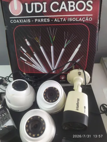 Câmeras de segurança intelbras kit