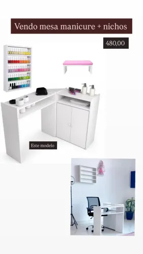 Mesa manicure + nicho