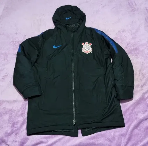 JAQUETA PARKA / BOBOJACO DO CORINTHIANS NIKE ORIGINAL - TAM. GG - LEIA DESCRIÇÃO