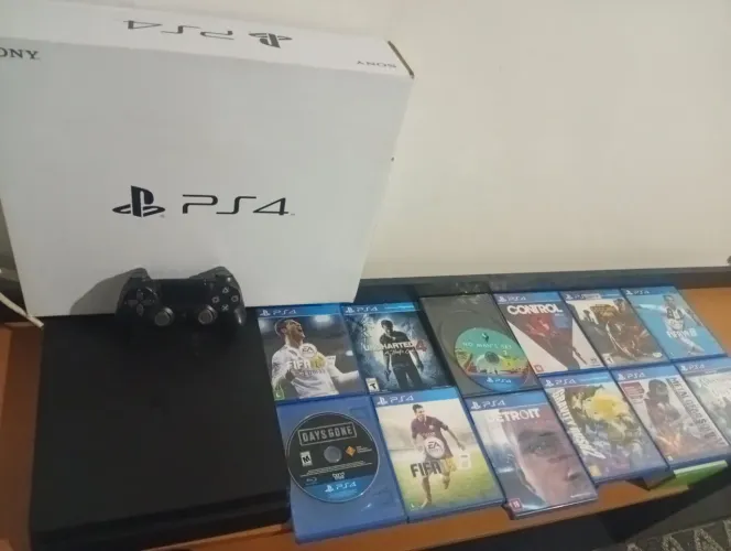 12 jogos, o console vai de brinde