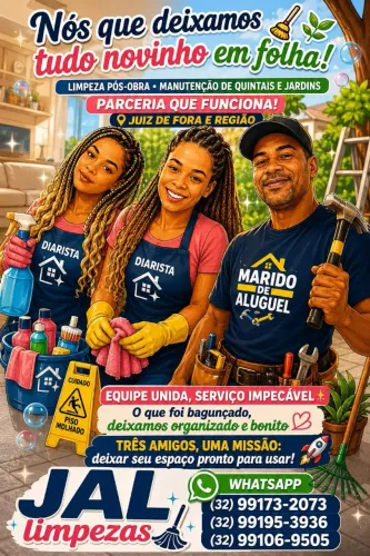 Fazemos serviço de limpeza faxina pós obras corta matos etc 