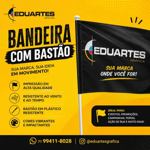 Bandeira com Bastão