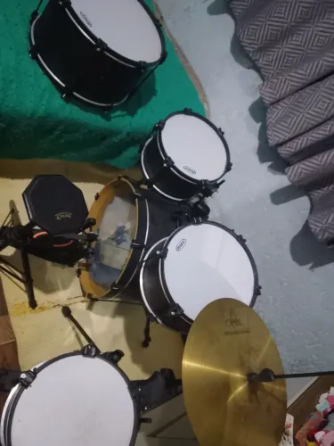 Bateria de música top Nova chama