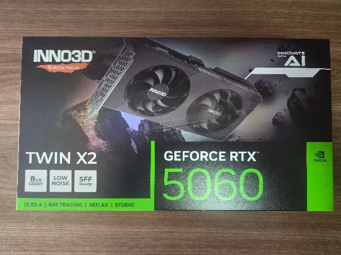 Placa de vídeo RTX 5060 OC 8GB Inno3D - Lacrada e com Garantida