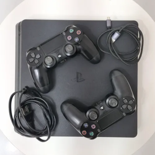 Ps4 slim 2 controles 500gb