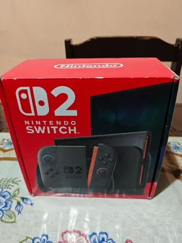 Nintendo switch 2 lacrado completo na cx ac trocas....