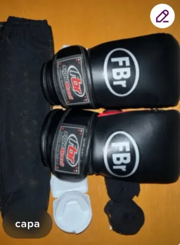 Luvas Fight Brasil Orginal (kit completo) - Nova