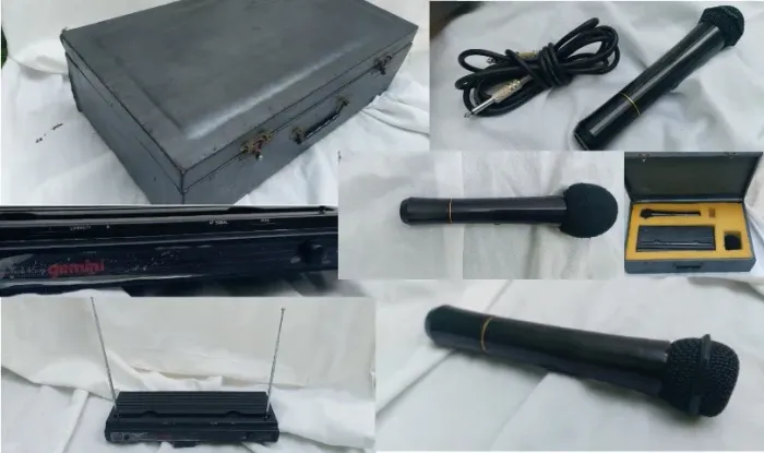 Microfone sem fio  Gemini com kaser