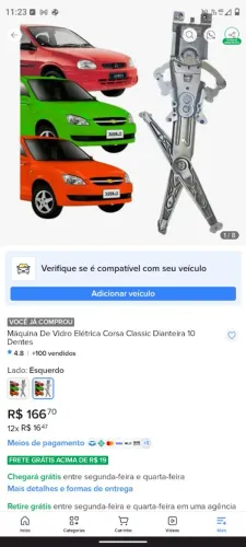 Máquina de vidro Corsa