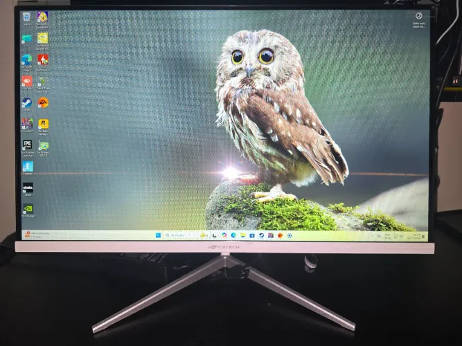 Monitor Gamer Branco 100hz LED VA 24" MR-240WH C3Tech